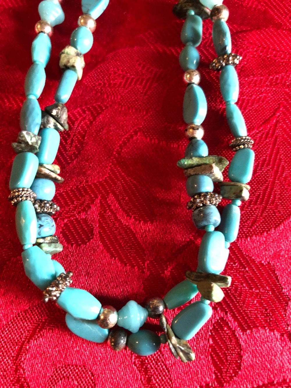 Turquoise fashion necklace